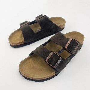 Birkenstock Arizona, suede, soft footbed EU 39 narrow. US 8 narrow. New Mocha